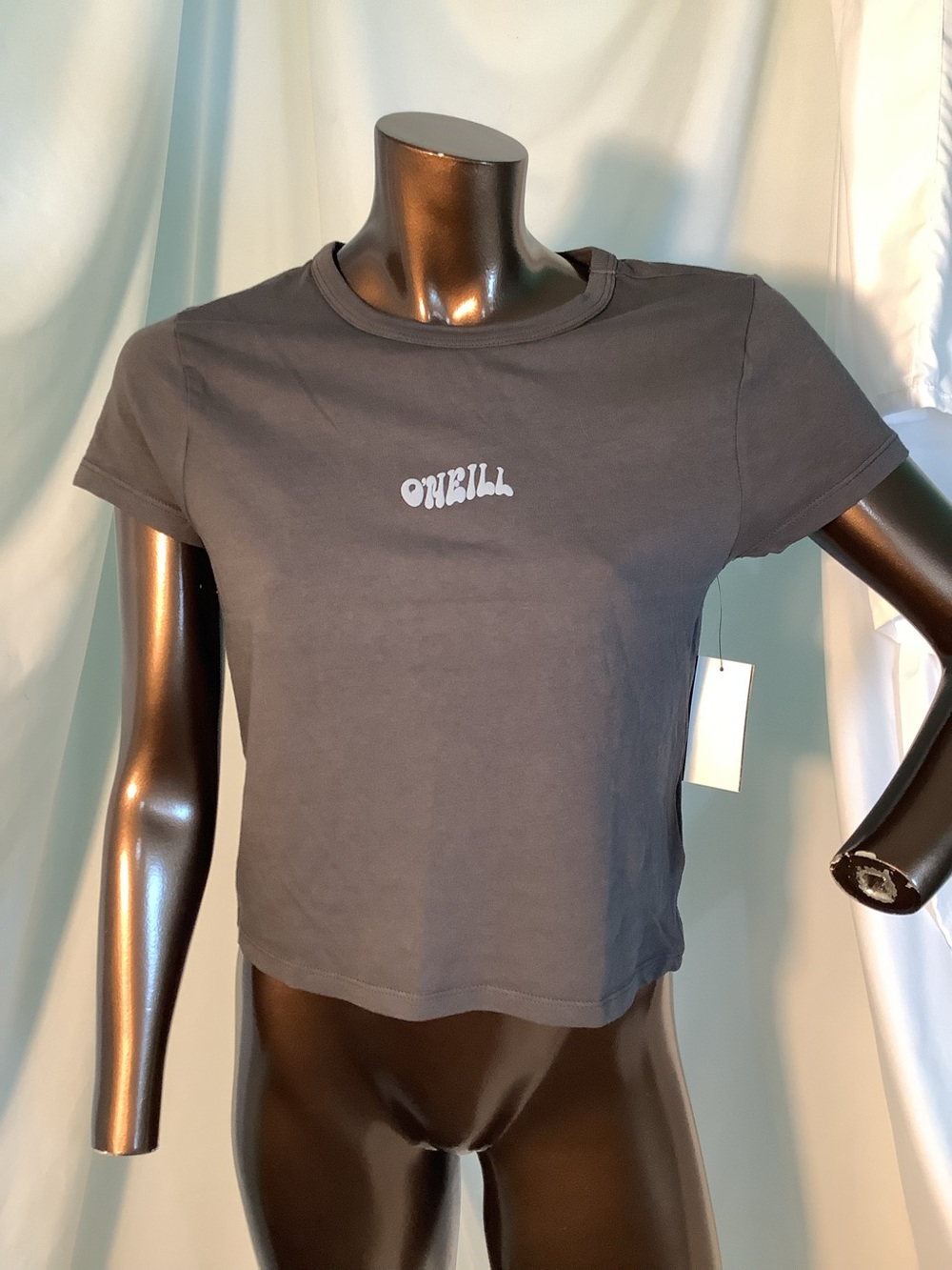 O’Neill Cropped T-Shirt - Small - New - Picture 1 of 6